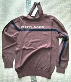新品　PEARLY GATES ハイネックセーター ブラウン 3