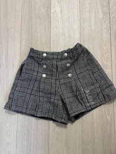 美品　AIGYアルジー　140チェック柄ショーパン