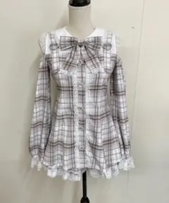 MARS Princess Melody サスペンダー付きチェックセットアップ