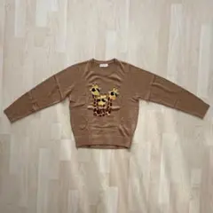 GREENDALE GARNET キリン柄ニット