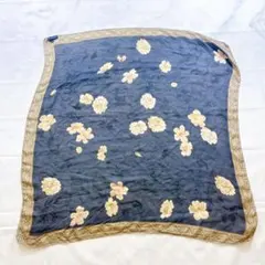 極美品✨アドルフォドミンゲス スカーフ 大判 花柄 シアー シルク 絹