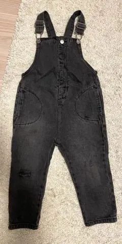 ZARAbaby ダメージデニムオーバーオール