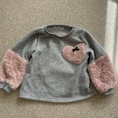 ハート型ポケット付きトレーナー 95