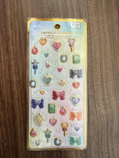 amifa カプセルステッカー　キラキラ宝石箱　カプセルシール