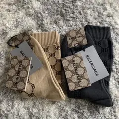 BALENCIAGA BBロゴ ソックス 2足セットのサムネイル