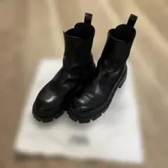 ZARA レディース サイドゴアブーツ ブラック 37サイズ