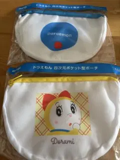 도라에몽 ドラミちゃん 四次元ポケット型ポーチ 明治 비매품