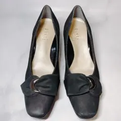 【早い者勝ち】【スピード発送】Pitti ピッティ リボンパンプス ブラック
