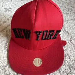 NEW YORK Yankees赤 キャップ 9FIFTY スモール/ミディアム