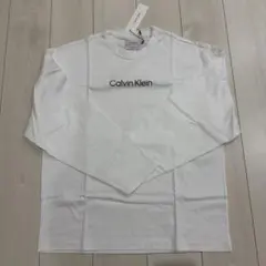 カルバンクライン　ロンT 長袖　リラックスフィット　白　M