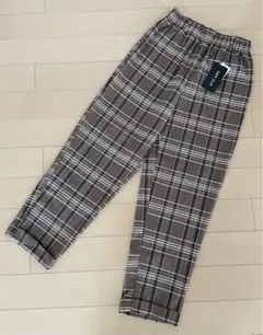 チェックパンツ