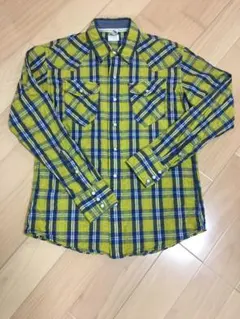 バックナンバーチェックウエスタンシャツ