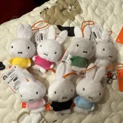 ミッフィー　ブルーナアニマル　ぬいぐるみマスコットぷち