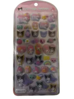 コットンパフィーシール　マイメロ　クロミ