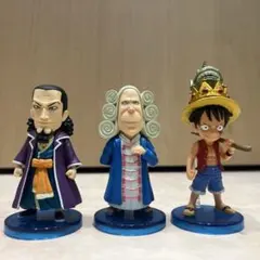 ワンピース ワールドコレクタブルフィギュア ルフィ　イガラム　コブラ　セット