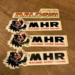 MALOSSI MHR ステッカー 4枚セット　当時物