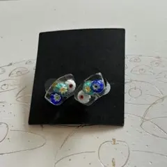 ✳︎ガラス工房『瑠璃庵さん』3色カラーの素敵なピアス✳︎