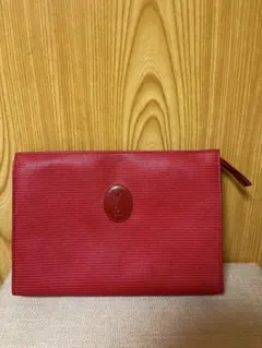 美品❣️イヴサンローラン❣️クラッチバッグ　ポーチ　セカンドバッグ　ボーダー柄