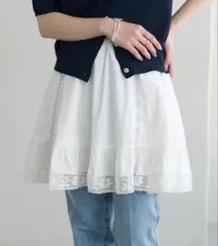 DISCOAT 2WAYフレアミニスカート