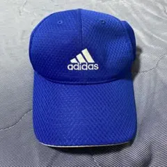 adidas 青 子供用キャップ