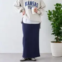 チャオパニックティピー＊すっきりシルエットリブスカート