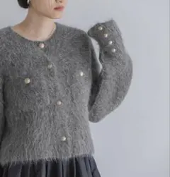 シャギーカーディガン カーディガン