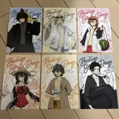 文豪アニメイト 特典 ポストカード　太宰治 中原中也 芥川龍之介