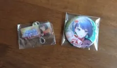 プロセカ 桐谷遥 グリッター缶バッチ メタルバナー キーチェーンコレクション