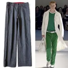 07SS ISSEY MIYAKE レッドシーム ウォッシュドデニム パンツ 2