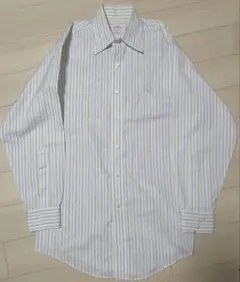 Brooks Brothers ストライプ 刺繍 ワンポイントロゴ BDシャツ