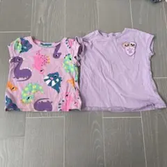 ユニクロ　サイズ100 パウパト　H&M サイズ98/104 3/4T 恐竜