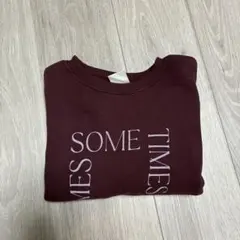 digreen バーガンディ L トレーナー