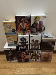 最新プライズフィギュア含む11点まとめ売り ナルト ワンピース キングダム