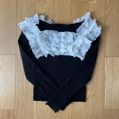 SNIDEL プリーツドッキングプルオーバー