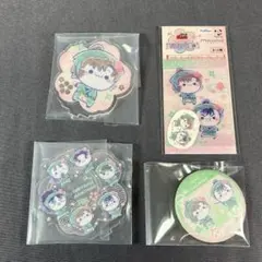 フリューくじ　忍たま乱太郎　ふんわり桜もちぴこの段 善法寺伊作 4点セット