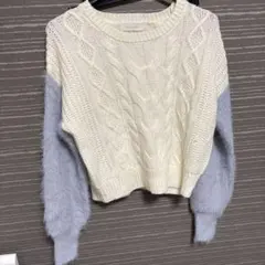 CECIL McBEE ケーブル編みニット 長袖