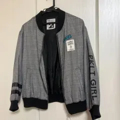 PINK LATTE チェック柄 ボンバージャケット