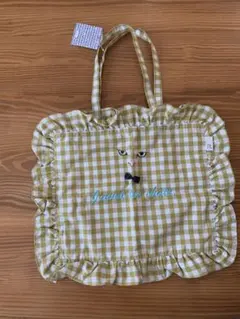 【タグ付未使用】 ROOTOTE ルートート ギンガムチェック トートバッグ 猫のサムネイル