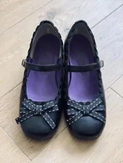 リボン付きブラックフォーマルシューズ（20cm）