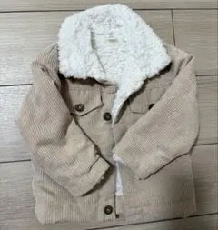 ベージュ ボア フリースジャケット