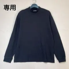 UNIQLO U モックネック プルオーバー 長袖 黒 Ｌサイズ