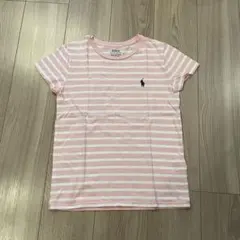 POLO Ralph Lauren ピンクストライプ Tシャツ