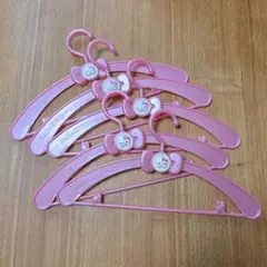 ハローキティ ピンク ベビーハンガー 5本セット