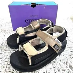 極美品❣️SUICOKE emmi 別注 ベルクロサンダル 厚底 24.0cmのサムネイル