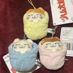 とっとこハム太郎 おくるみマスコット 3種 コンプセット - メルカリ
