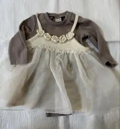 petit main キャミワンピース とインナーセット　80