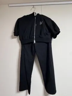 INGNI ラメジップパーカースウェットパンツセットアップ