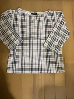 【美品】BURBERRY ノバチェック七分袖 Tシャツ S カットソー