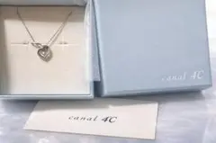 canal 4°C ハート型シルバーネックレス