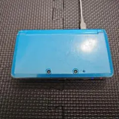 Nintendo 3DS アクアブルー　クリアケース付